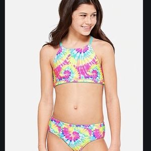 Tie Dye Rainbow Justice Reversible Bikini